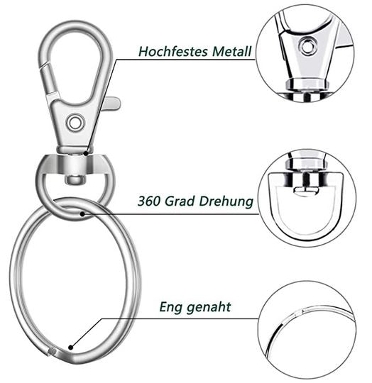 Drehverschluß mit Karabiner