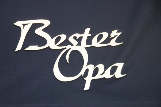 Schriftzug "Bester Opa"