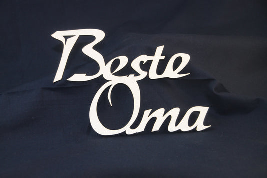 Schriftzug "Beste Oma"